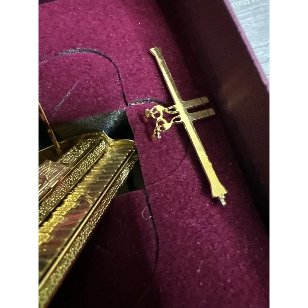 Baldwin‎ Brass Gold Classical Grand Piano Christmas Ornament 1999 & Original Box